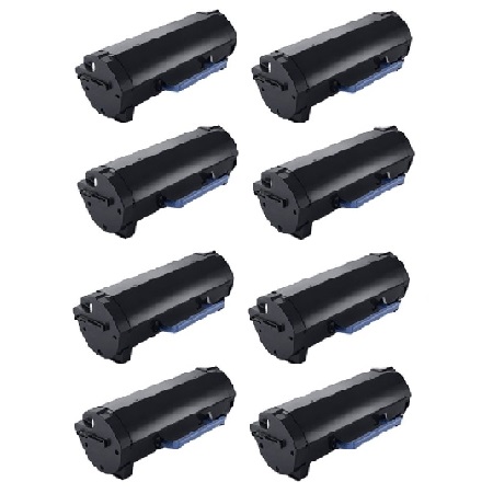 Product image for 999inks Compatible Eight Pack Dell 593-11167 Black Laser Toner Cartridges - Small