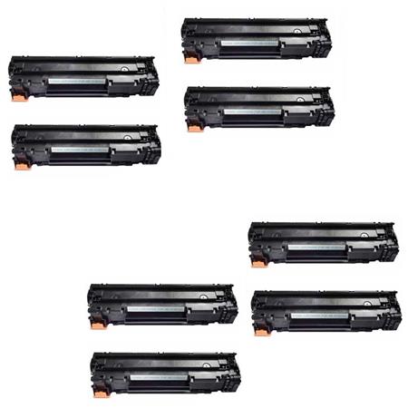 Product image for 999inks Compatible Eight Pack HP 83X Black Laser Toner Cartridges - Small