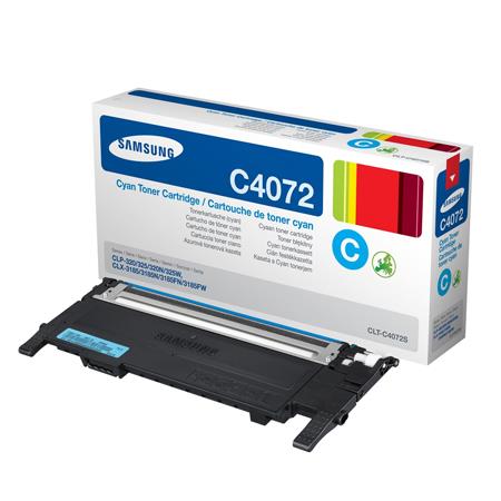 Product image for Samsung CLT-C4072S Cyan Original Toner Cartridge - Small