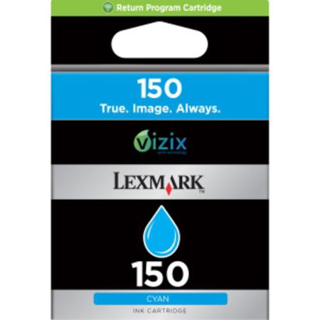 Product image for Lexmark No.150 Cyan Original Return Program Ink Cartridge - Small