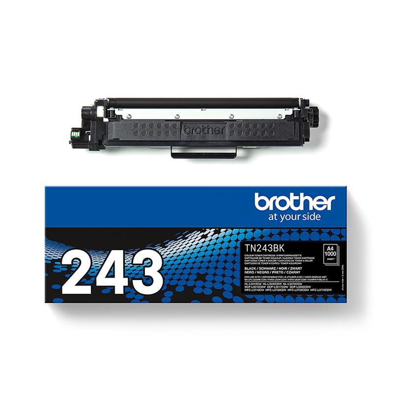 Product image for Brother TN243BK Black Original Standard Capacity Toner Cartridge - Small