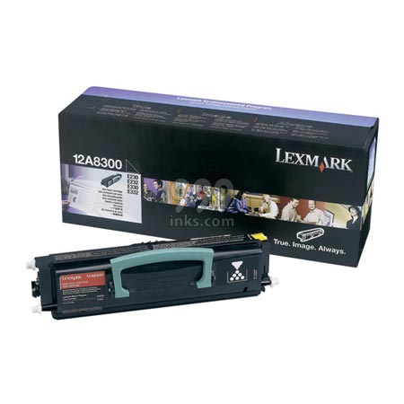 Product image for Lexmark 12A8300 Black Original Standard Capacity Toner Cartridge - Small