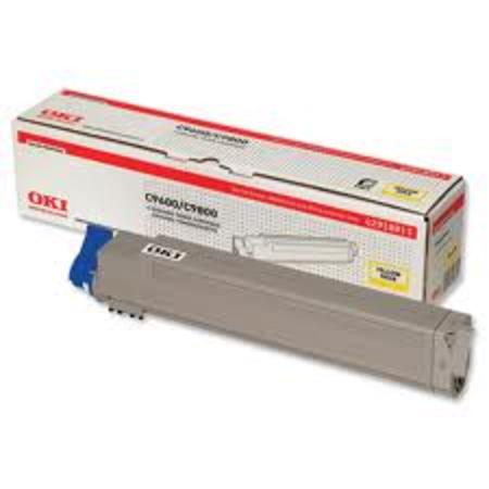 Product image for OKI 42918913 Yellow Original Toner Cartridge - Small