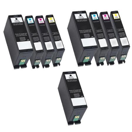 Product image for 999inks Compatible Multipack Dell 592-11812-15 2 Full Sets + 1 Extra Black Inkjet Printer Cartridges - Small