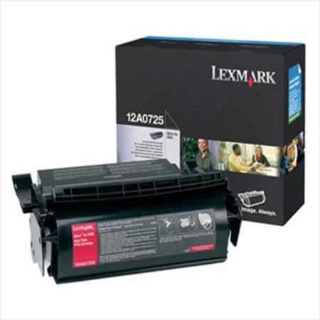 Product image for Lexmark 12A0725 Black Original Toner Cartridge - Small