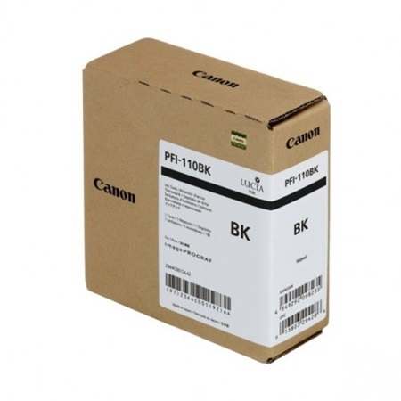 Product image for Canon PFI-110BK (2364C001) Black Original Low Capacity Ink Cartridge - Small