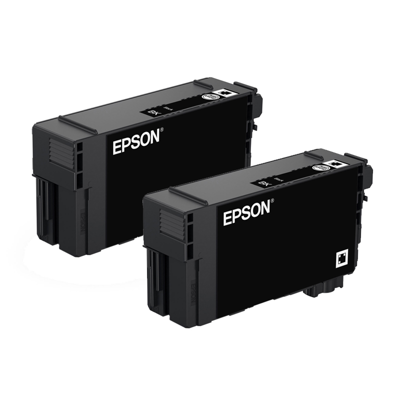 Product image for Epson T11J140 Black Original Inkjet Printer Cartridges Twin Pack - Small