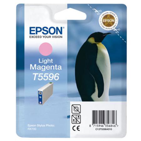 Product image for Epson T5596 Light Magenta Original Ink Cartridge (Penguin) (T559640) - Small
