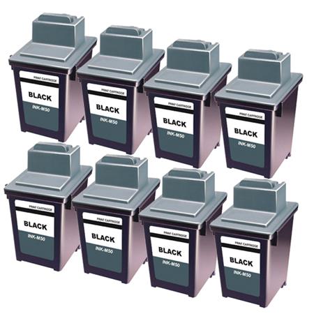 Product image for 999inks Compatible Eight Pack Samsung M50 Black Inkjet Printer Cartridges - Small