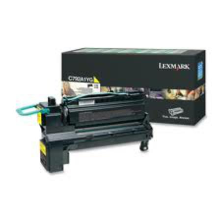 Product image for Lexmark C792A1YG Original Yellow Return Program Toner Cartridge - Small