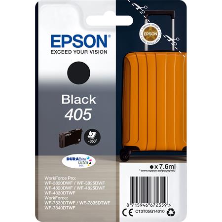 Product image for Epson 405 (T05G140) Black Original DURABrite Ultra Standard Capacity Ink Cartridge (Suitcase) - Small