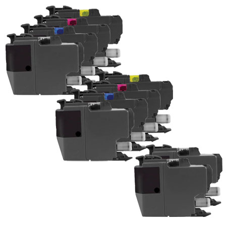 Product image for 999inks Compatible Multipack Brother LC3217 2 Full Sets + 2 FREE Black Inkjet Printer Cartridges - Small