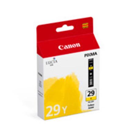 Product image for Canon PGI-29Y Original Yellow Ink Cartridge - Small