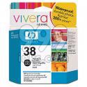 Product image for HP 38 Black Original Photo Ink Cartridge (C9413A) - Small