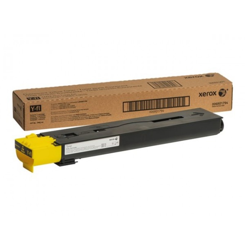 Product image for Xerox 006R01794 Fluorescent Yellow Original Standard Capacity Toner Cartridge - Small