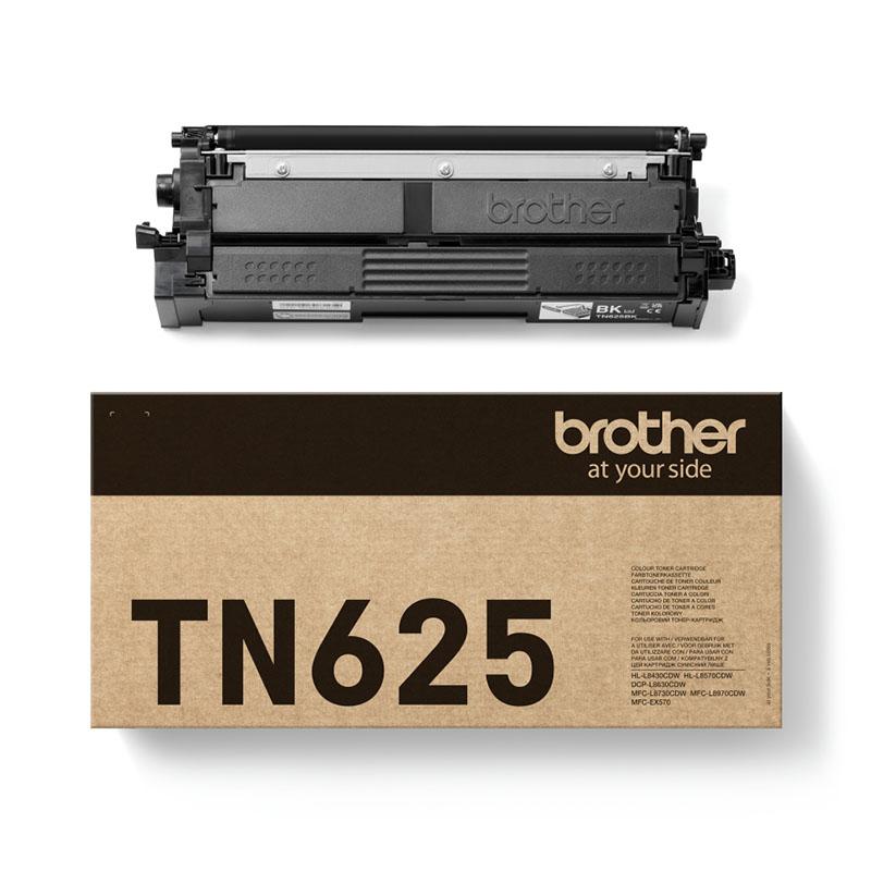 Brother TN625BK Black Original Standard Capacity Toner Cartridge
