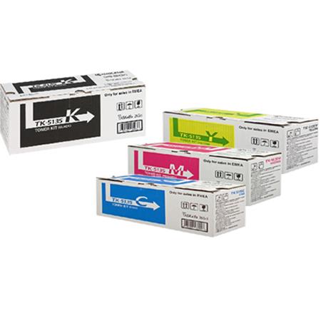 Product image for Kyocera TK-5135K/Y Full Set Original Laser Toner Cartridges - Small