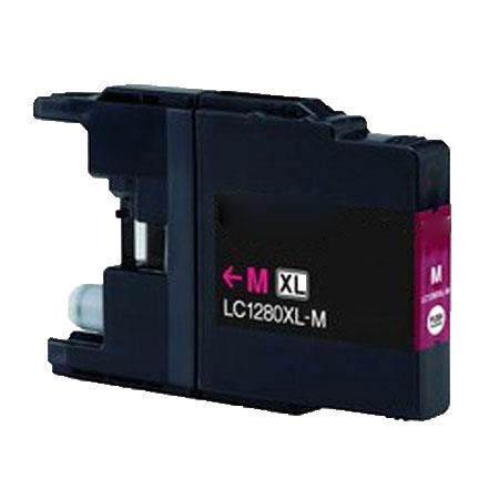 Product image for 999inks Compatible Brother LC1280XLM Magenta High Capacity Inkjet Printer Cartridge - Small