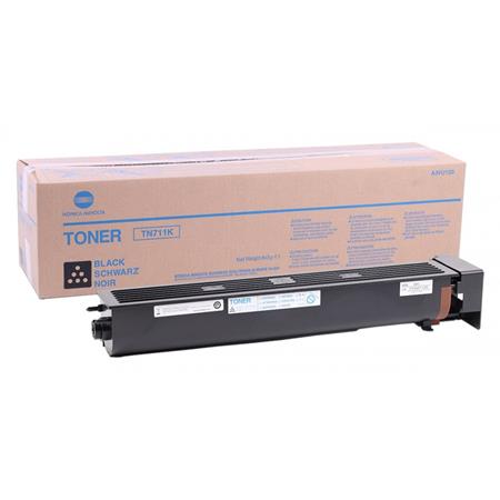 Product image for Konica Minolta TN-711K Black Original Toner Cartridge (A3VU150) - Small