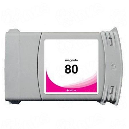 Product image for 999inks Compatible Magenta HP 80 Inkjet Printer Cartridge - Small