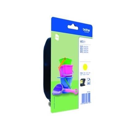 Product image for Brother LC221Y Yellow Original Standard Capacity Ink Cartridges - Small