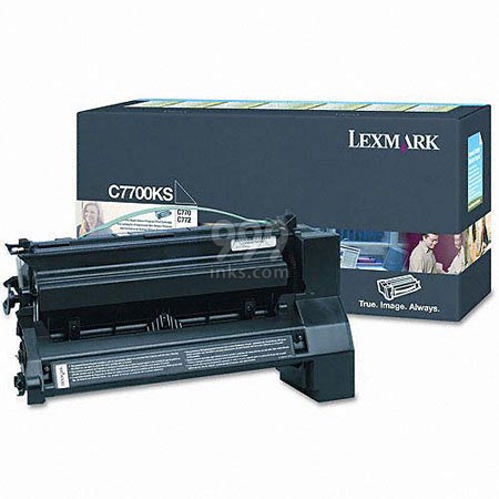 Product image for Lexmark C7700KS Black Original Return Program Toner Cartridge - Small