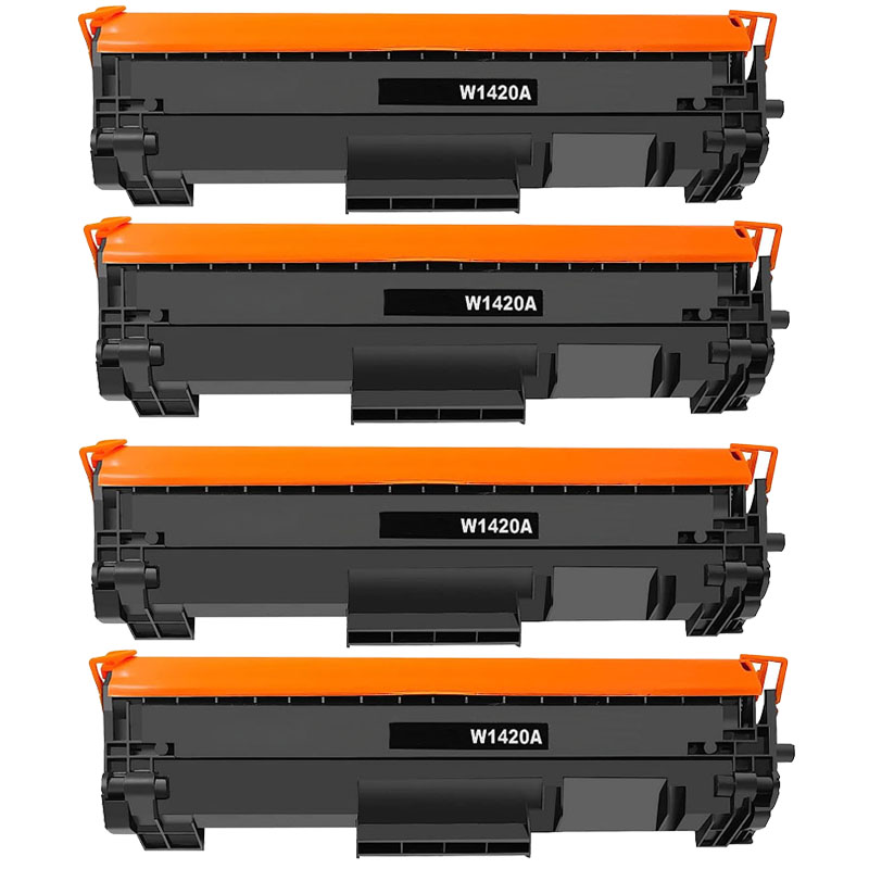 Product image for 999inks Compatible Quad Pack HP 142A Laser Toner Cartridges - Small