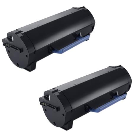 Product image for 999inks Compatible Twin Pack Dell 593-11188 Black Extra High Capacity Laser Toner Cartridges - Small