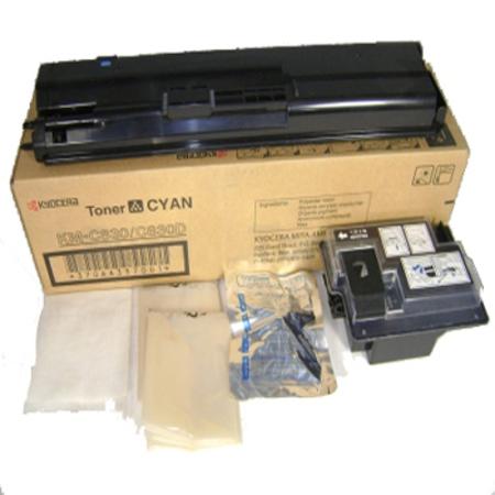Product image for Kyocera TK-830C Cyan Original Toner Kit (TK830C) - Small