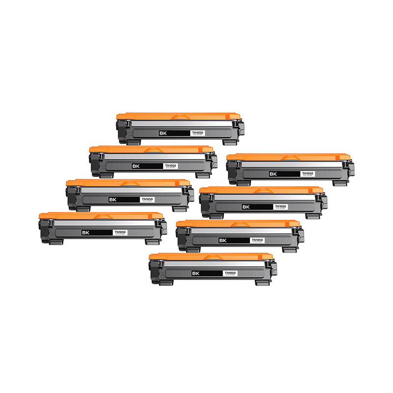 Product image for 999inks Compatible Eight Pack Brother TN1050 Black Laser Toner Cartridges - Small