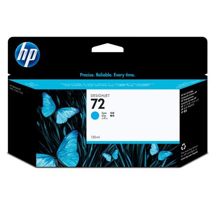 Product image for HP 72 Cyan Original High Capacity Ink Cartridge with Vivera Ink (C9371A) - Small