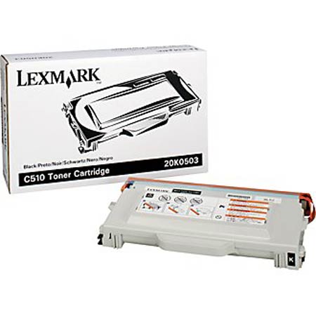 Product image for Lexmark 20K0503 Black Original Toner Cartridge - Small