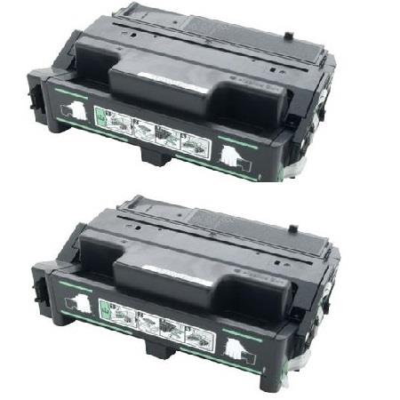 Product image for 999inks Compatible Twin Pack Ricoh 400943 Black Laser Toner Cartridges - Small