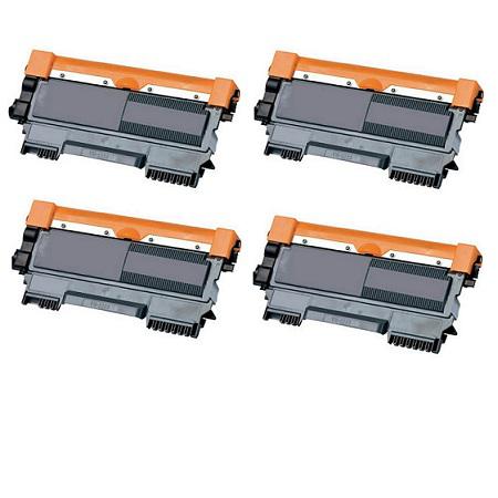 Product image for 999inks Compatible Quad Pack Brother TN2010 Black Laser Toner Cartridges - Small