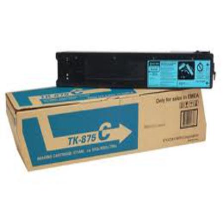 Product image for Kyocera TK-875C Original Cyan Toner Cartridge - Small