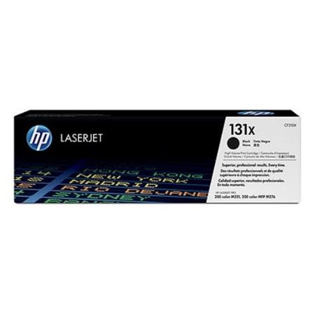 Product image for HP 131X Black Original High Capacity Toner Cartridges - Twin Pack (CF210XD) - Small