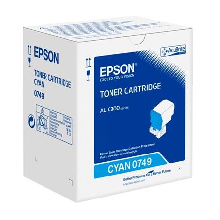 Product image for Epson S050749 Cyan Original Toner Cartridge - Small