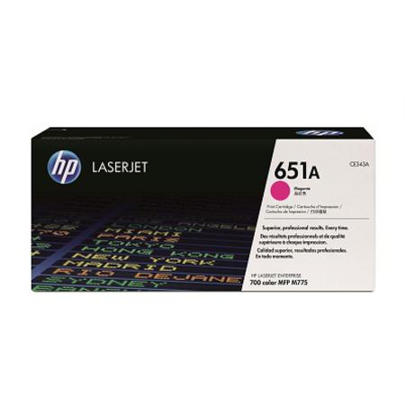 Product image for HP 651A Magenta Original Toner Cartridge (CE343A) - Small