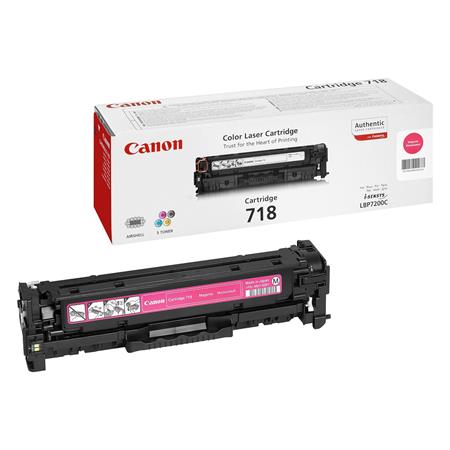 Product image for Canon 718 Magenta Original Laser Toner Cartridge (2660B002AA) - Small