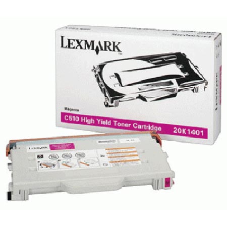 Product image for Lexmark 20K1401 Magenta Original Toner Cartridge - Small