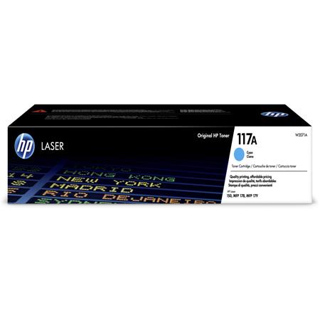 Product image for HP 117A Cyan Original Standard Capacity Toner Cartridge (W2071A) - Small