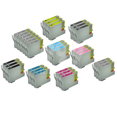 Product image for 999inks Compatible Multipack Epson T0591/99 3 Full Sets + 3 FREE Black Inkjet Printer Cartridges - Small