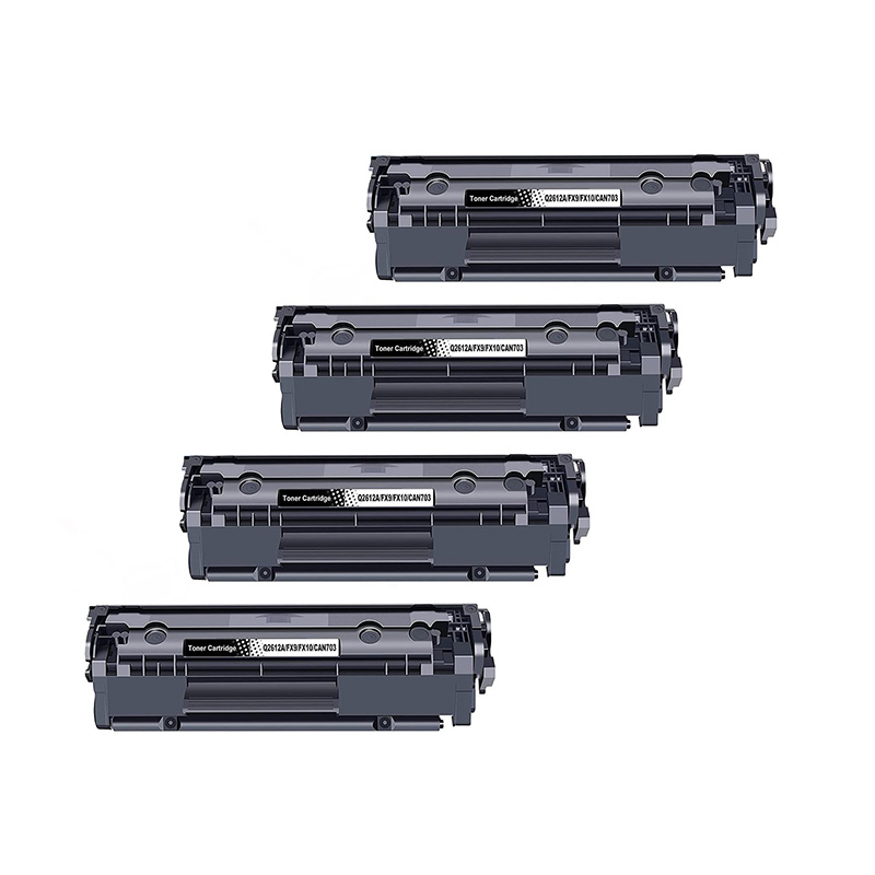 Product image for 999inks Compatible Quad Pack HP 12A Laser Toner Cartridges - Small