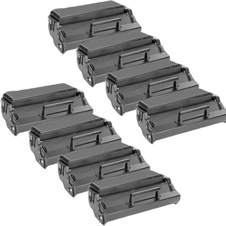 Product image for 999inks Compatible Eight Pack Lexmark 12S0400 Black Laser Toner Cartridges - Small