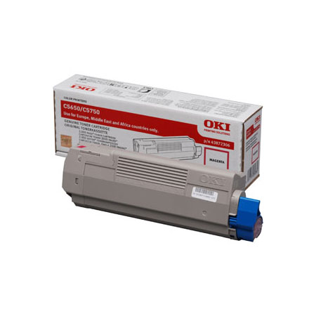 Product image for OKI 43872307 Cyan Original Standard Capacity Toner Cartridge - Small