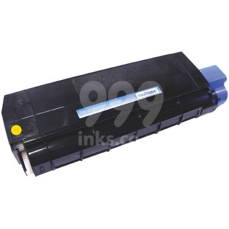 Product image for 999inks Compatible Yellow OKI 42127454 Laser Toner Cartridge - Small