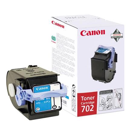 Product image for Canon 702 (9644A004) Cyan Original Laser Toner Cartridge - Small
