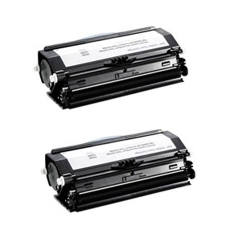Product image for 999inks Compatible Twin Pack Dell 593-10839 Black High Capacity Laser Toner Cartridges - Small