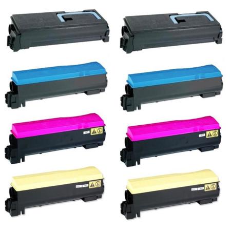 Product image for 999inks Compatible Multipack Kyocera TK-560K/C/Y/M 2 Full Sets Laser Toner Cartridges - Small