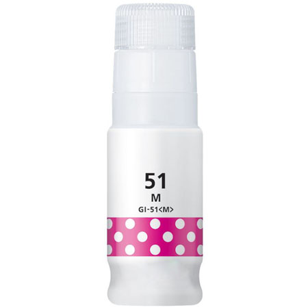 Product image for 999inks Compatible Magenta Canon GI-51M Inkjet Printer Cartridge - Small